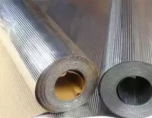 Alumínio corrugado com kraft